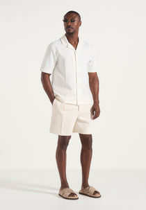Felix - Tailored Shirt With Crease - White