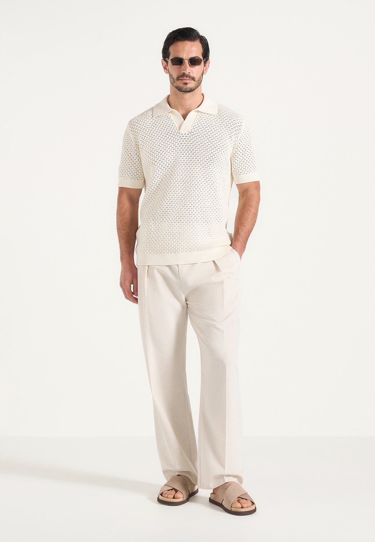 conrad-open-knit-polo-shirt-cream