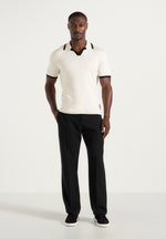 lambert-contrast-detail-knit-polo-shirt-cream