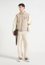 le-galerie-wool-blend-varsity-jacket-beige