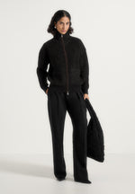 jamie-unisex-speckled-zip-through-jacket-black