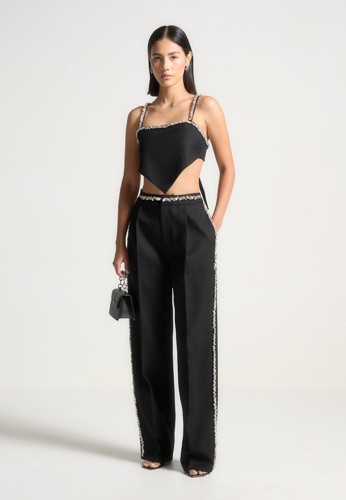 eloise-embellished-strap-handkerchief-top-black