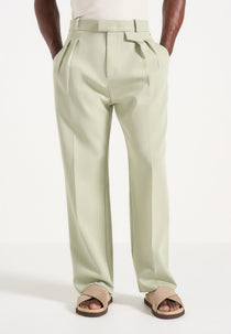 Pierre - Twin Pleat Dress Pants - Sage