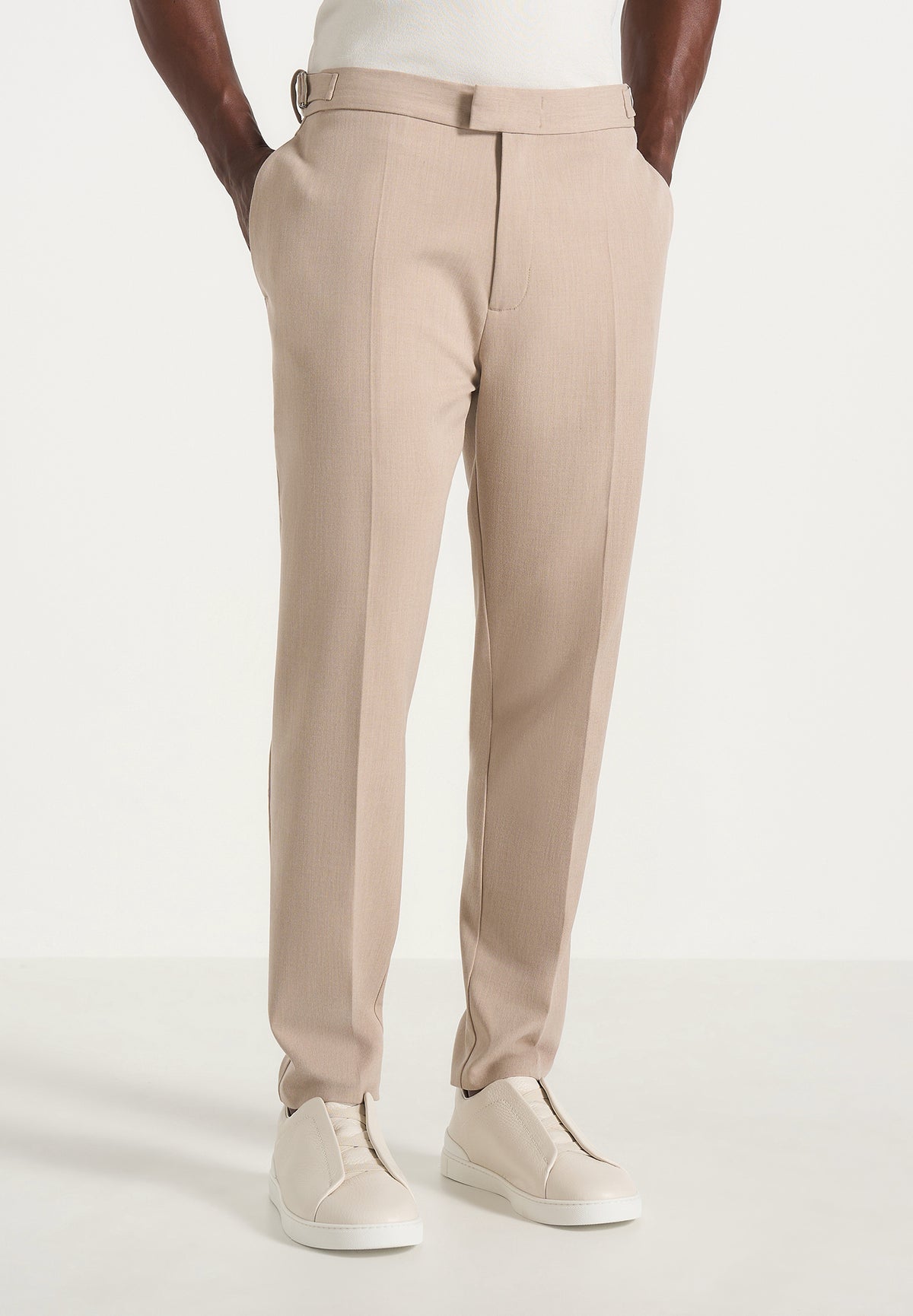 Hubert - Slim Fit Dress Pants - Beige