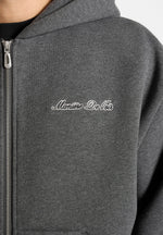 js002-unisex-signature-relaxed-fit-zip-hoodie-charcoal-grey