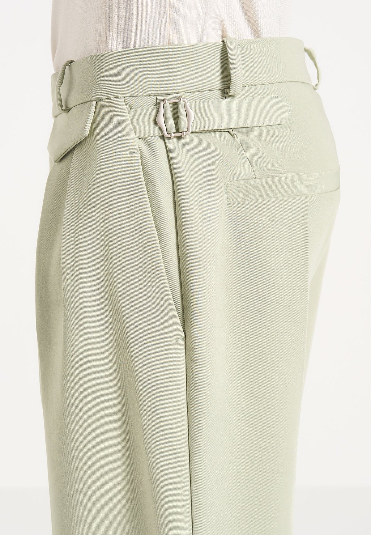 Pierre - Twin Pleat Dress Pants - Sage