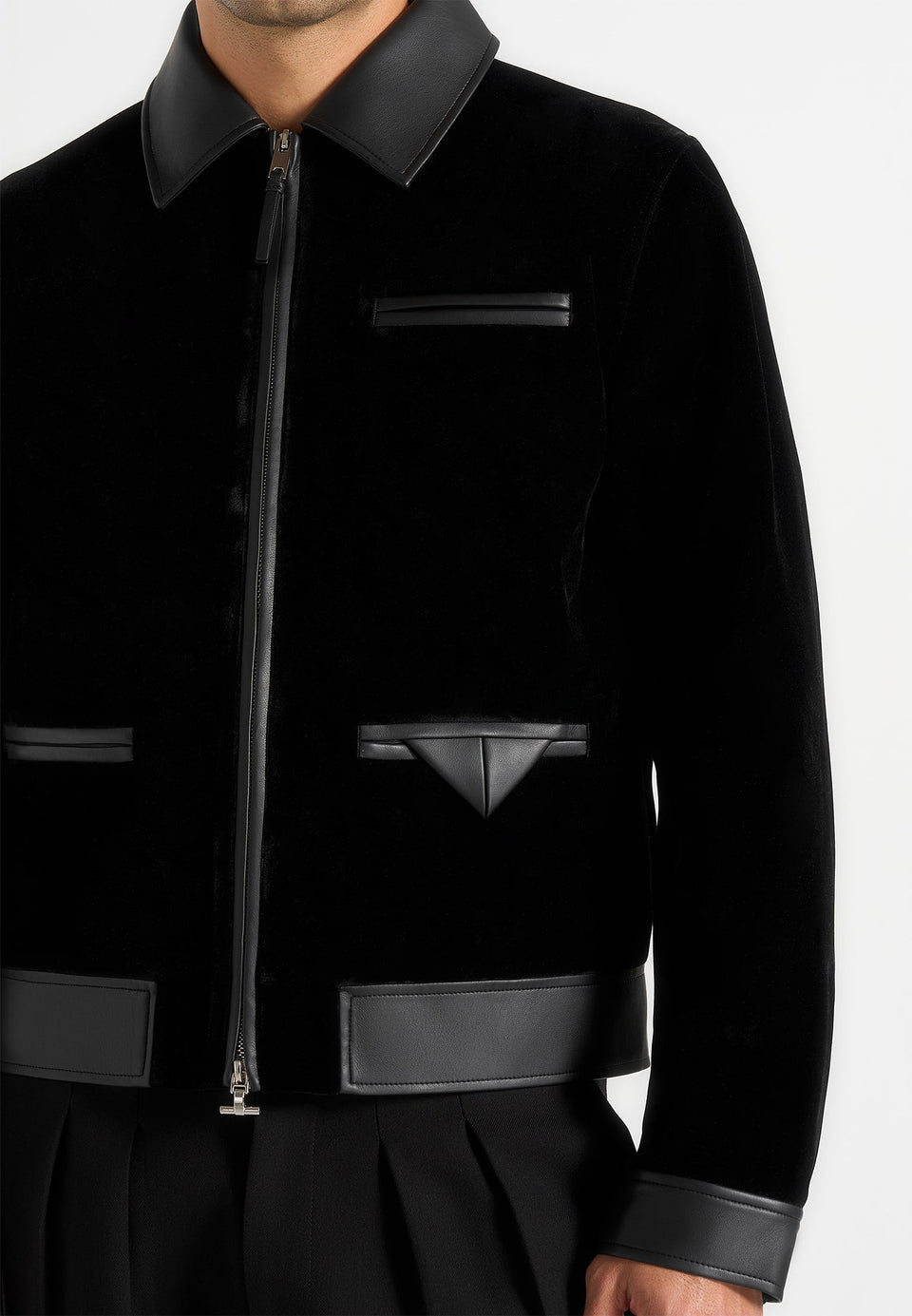 tony-velvet-and-leather-contrast-jacket-black
