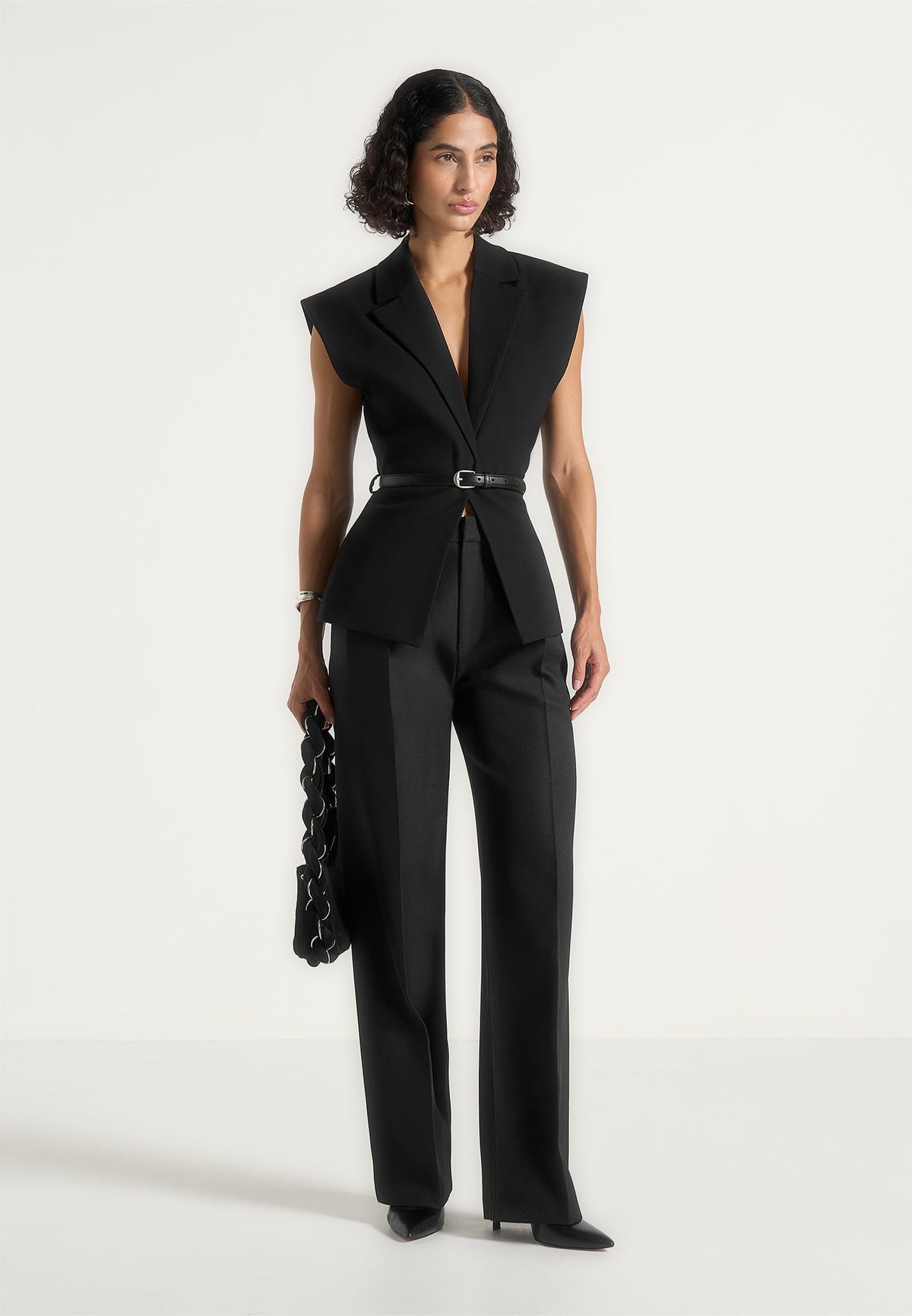 linda-tailored-wide-shoulder-cinched-waistcoat-black