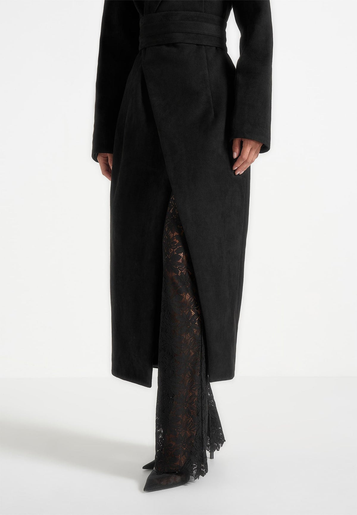 esma-suede-asymmetric-coat-with-cinch-belt-black