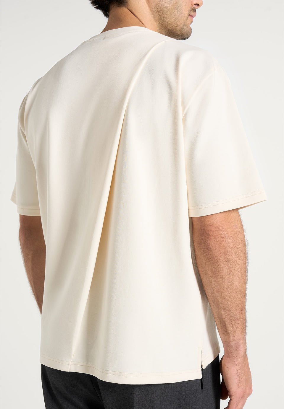 hugo-relaxed-fit-cotton-t-shirt-with-pleat-cream