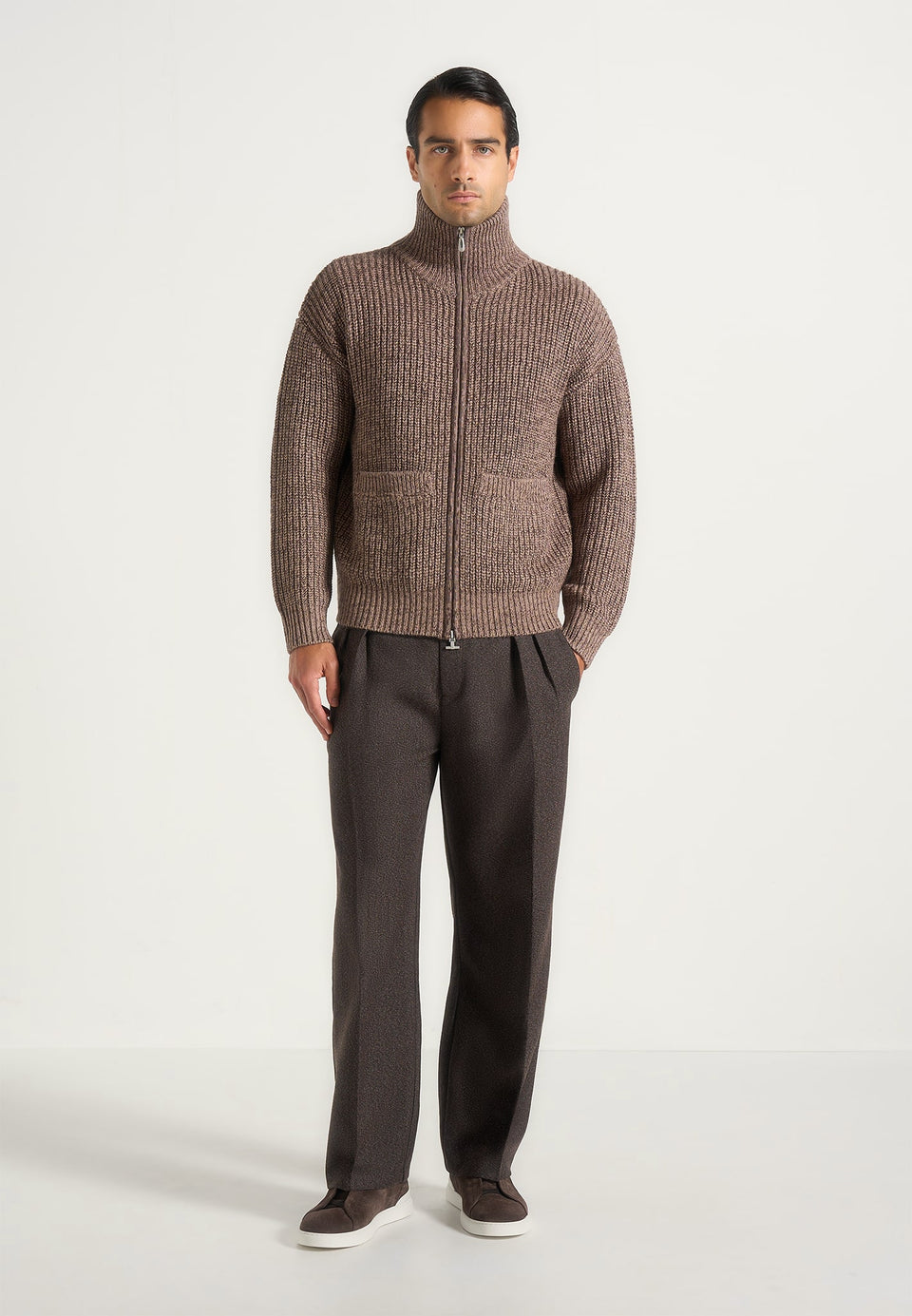 jamie-unisex-speckled-wool-zip-through-jacket-taupe