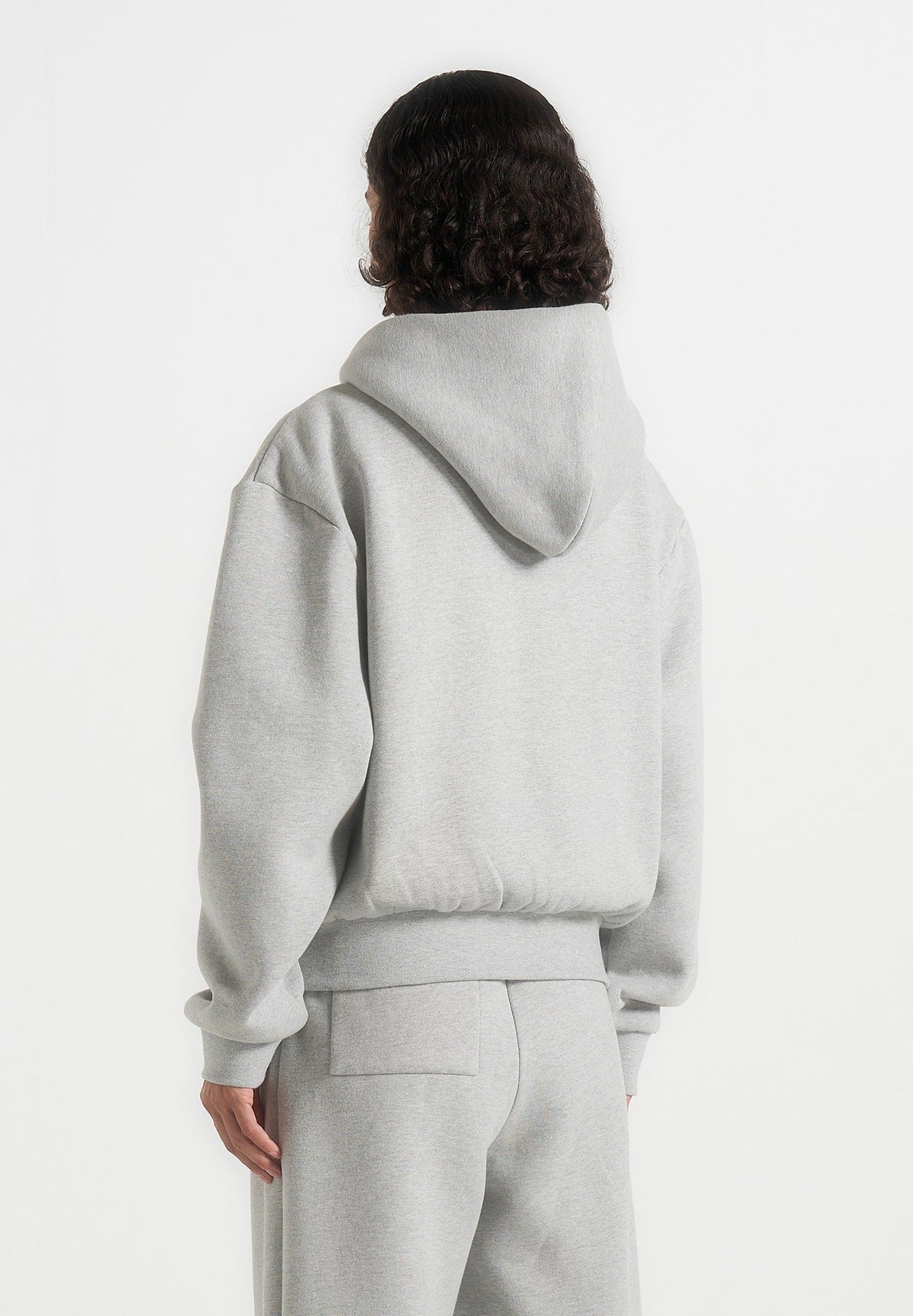 js002-unisex-signature-relaxed-fit-zip-hoodie-marl-grey