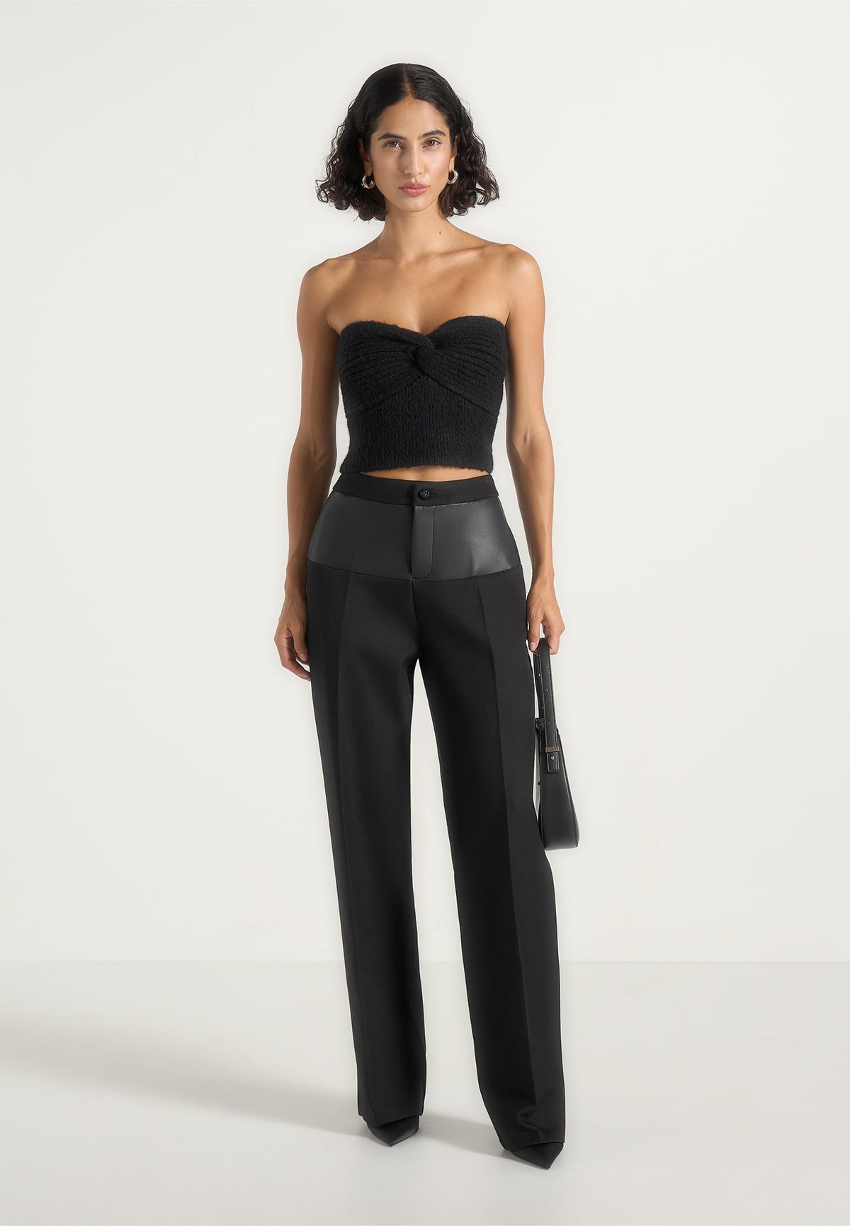 bandeau-with-shawl-cardigan-black