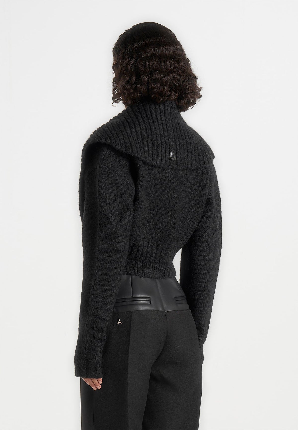 bandeau-with-shawl-cardigan-black