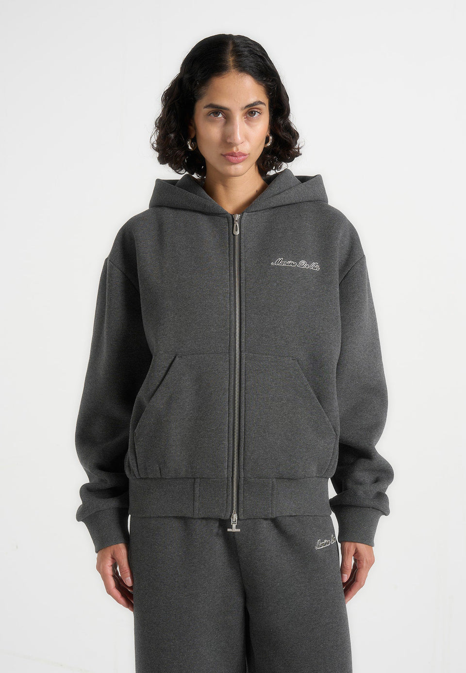 js002-unisex-signature-relaxed-fit-zip-hoodie-charcoal-grey