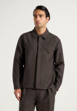 elliot-melange-tailored-shirt-brown