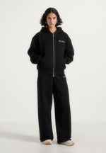 js002-unisex-signature-relaxed-fit-zip-hoodie-black