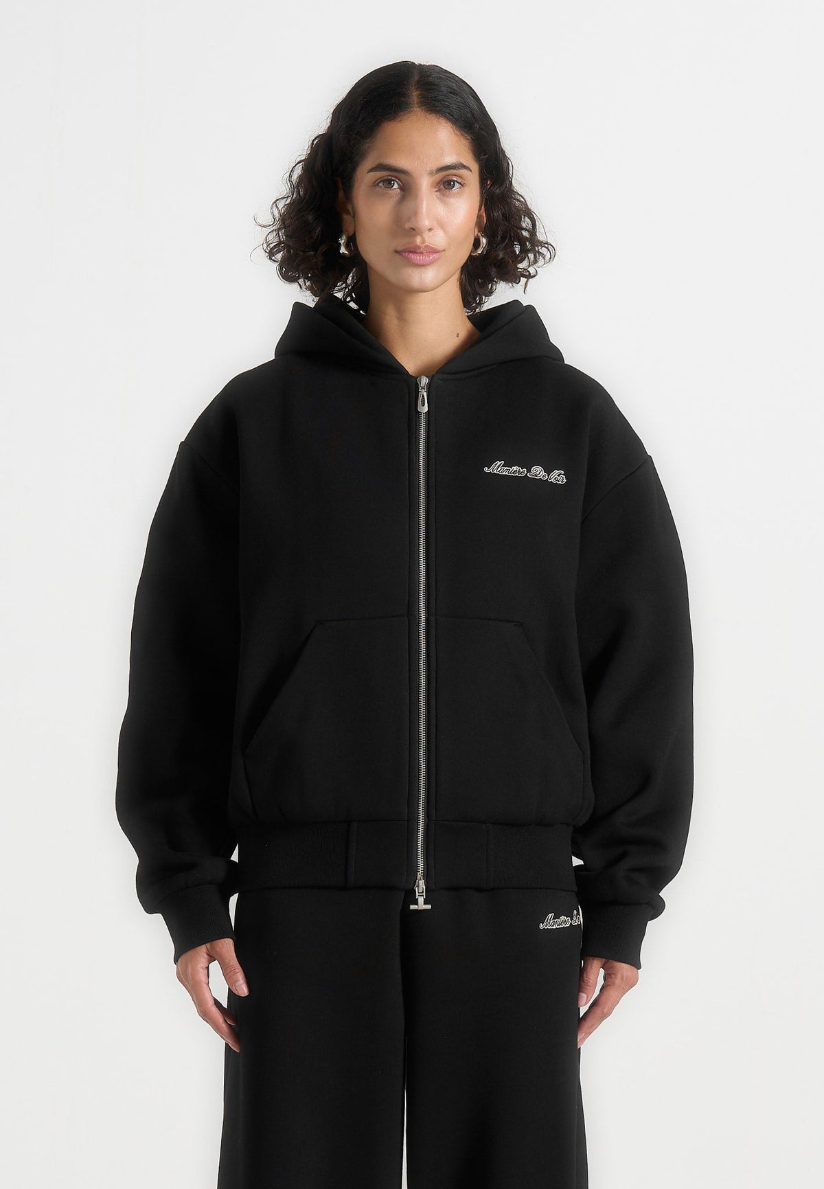 js002-unisex-signature-relaxed-fit-zip-hoodie-black
