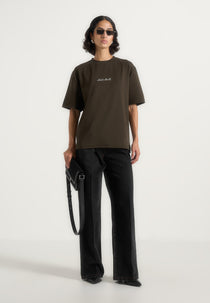 TS001 - Unisex Signature Relaxed Fit Cotton T-Shirt - Olive
