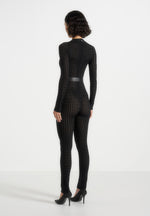 tiana-pointelle-knit-long-sleeve-jumpsuit-with-belt-black