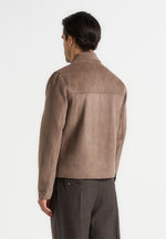 michel-suede-jacket-with-revere-collar-taupe