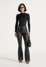 ninon-leather-fit-and-flare-trousers-with-chain-black
