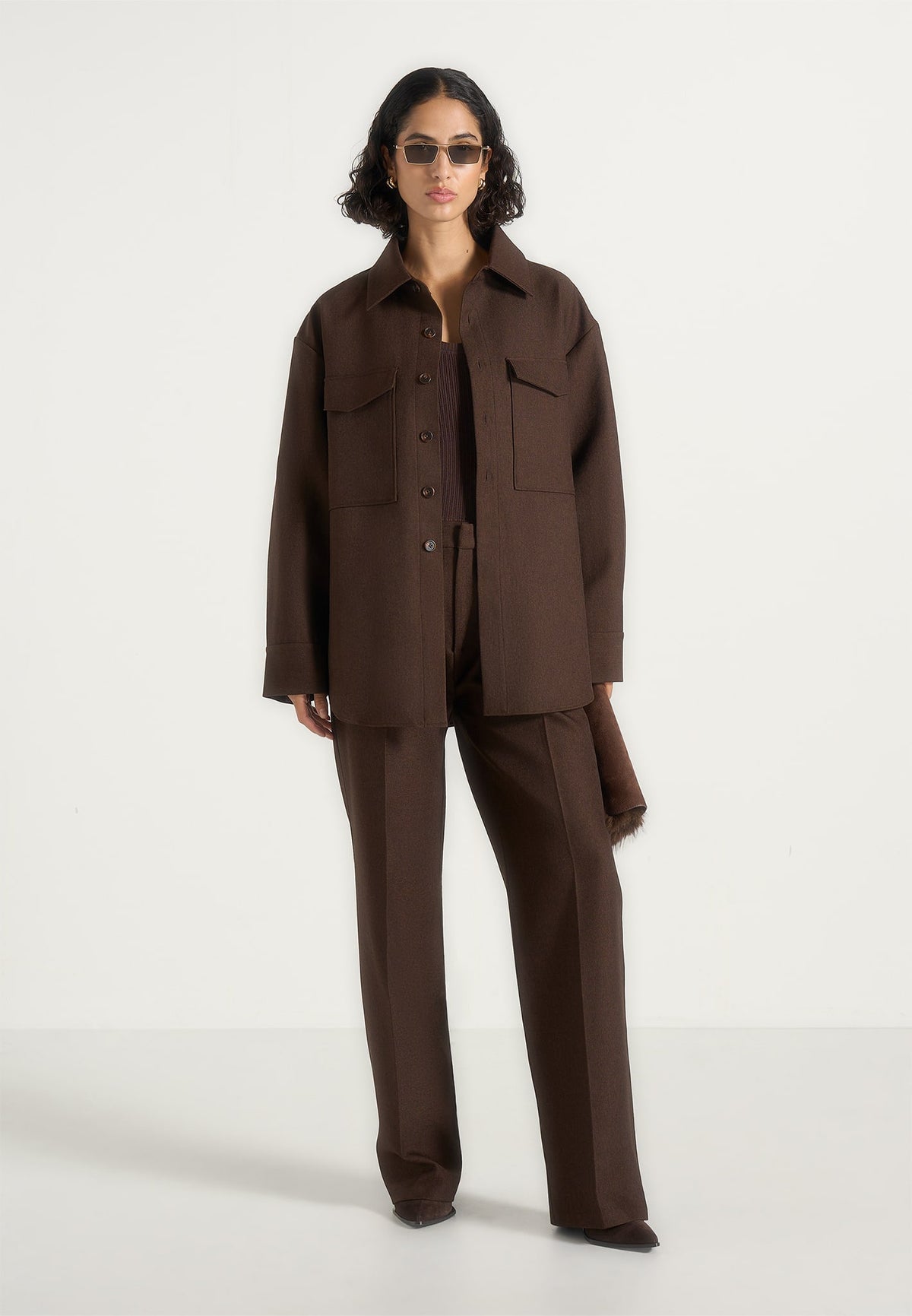 joy-tailored-oversized-shirt-brown