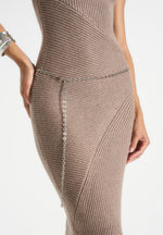 belina-halter-knitted-maxi-dress-with-chain-taupe