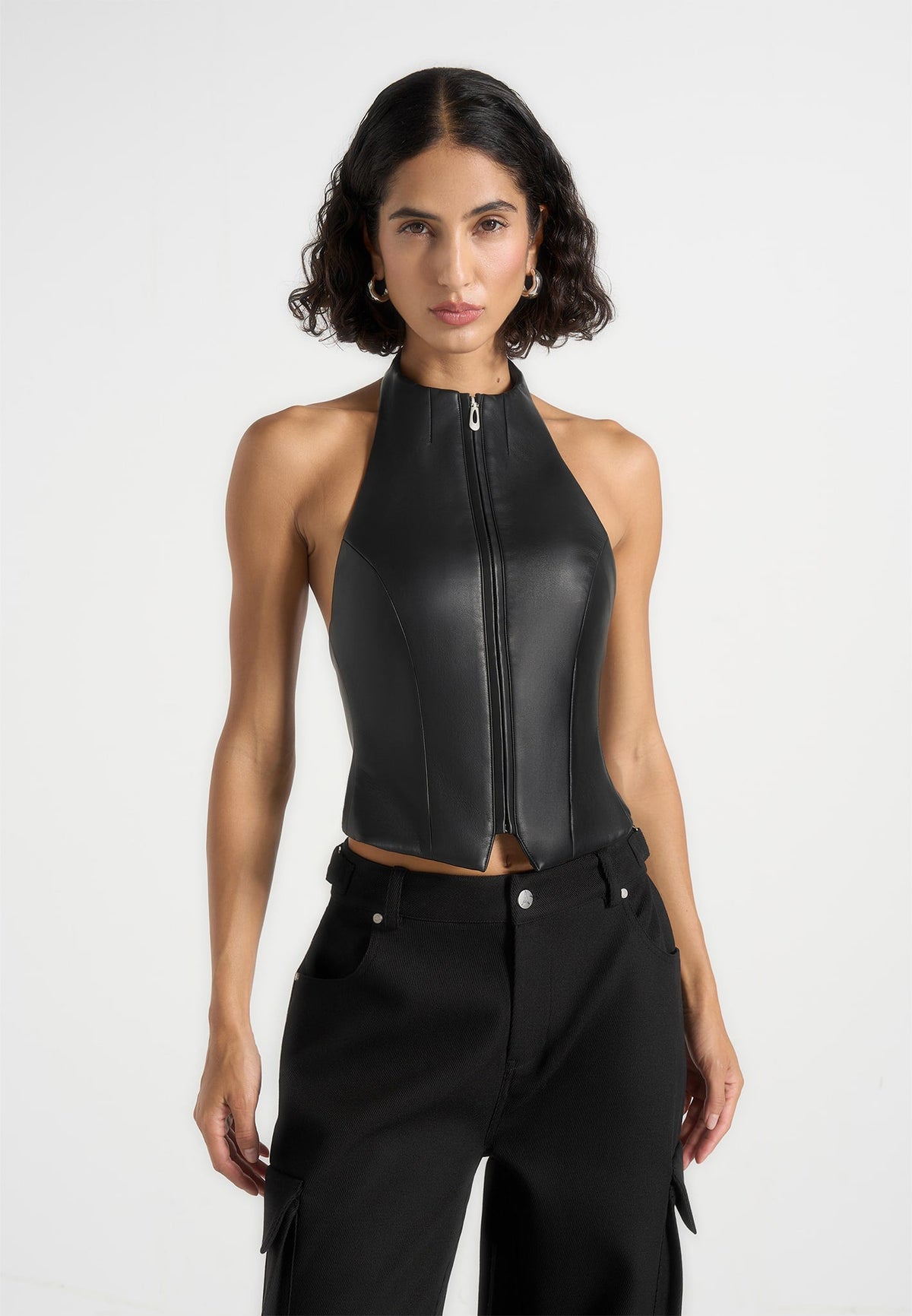 claudette-leather-halter-backless-top-black