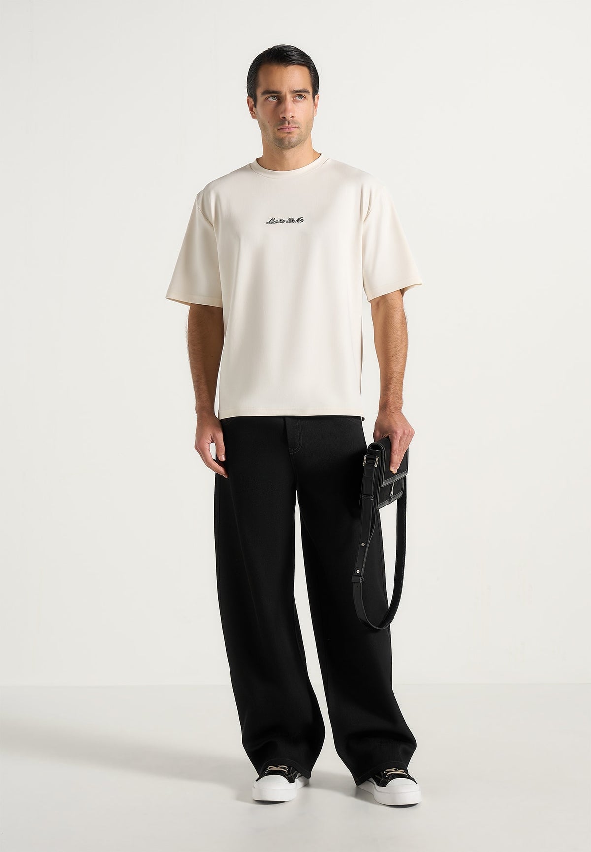 TS001 - Unisex Signature Relaxed Fit Cotton T-Shirt - Cream