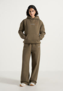 JS001 - Unisex Signature Relaxed Fit Hoodie - Olive