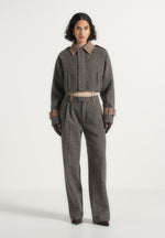 galia-herringbone-and-suede-bungee-hem-jacket-grey