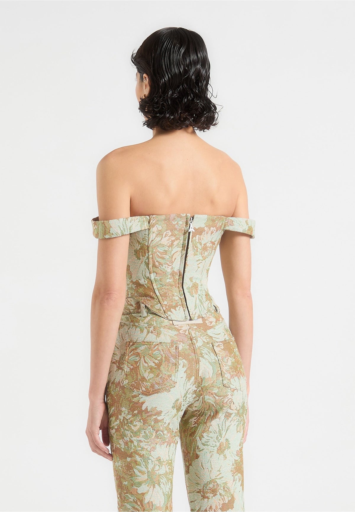 bonnie-jacquard-off-the-shoulder-corset-top-sage