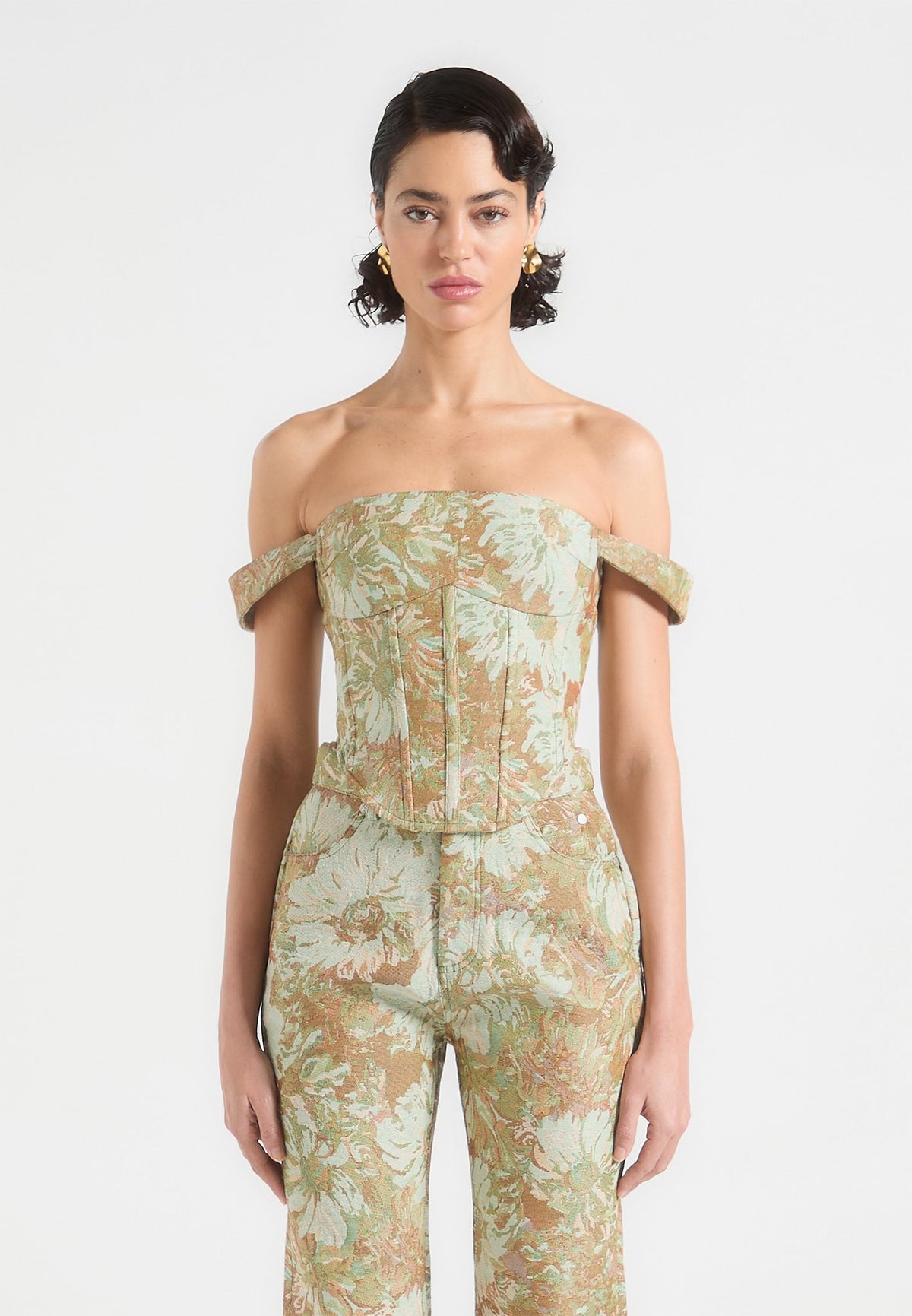 bonnie-jacquard-off-the-shoulder-corset-top-sage