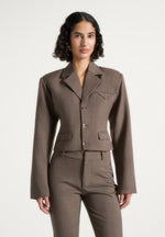 prisca-tailored-cropped-blazer-taupe