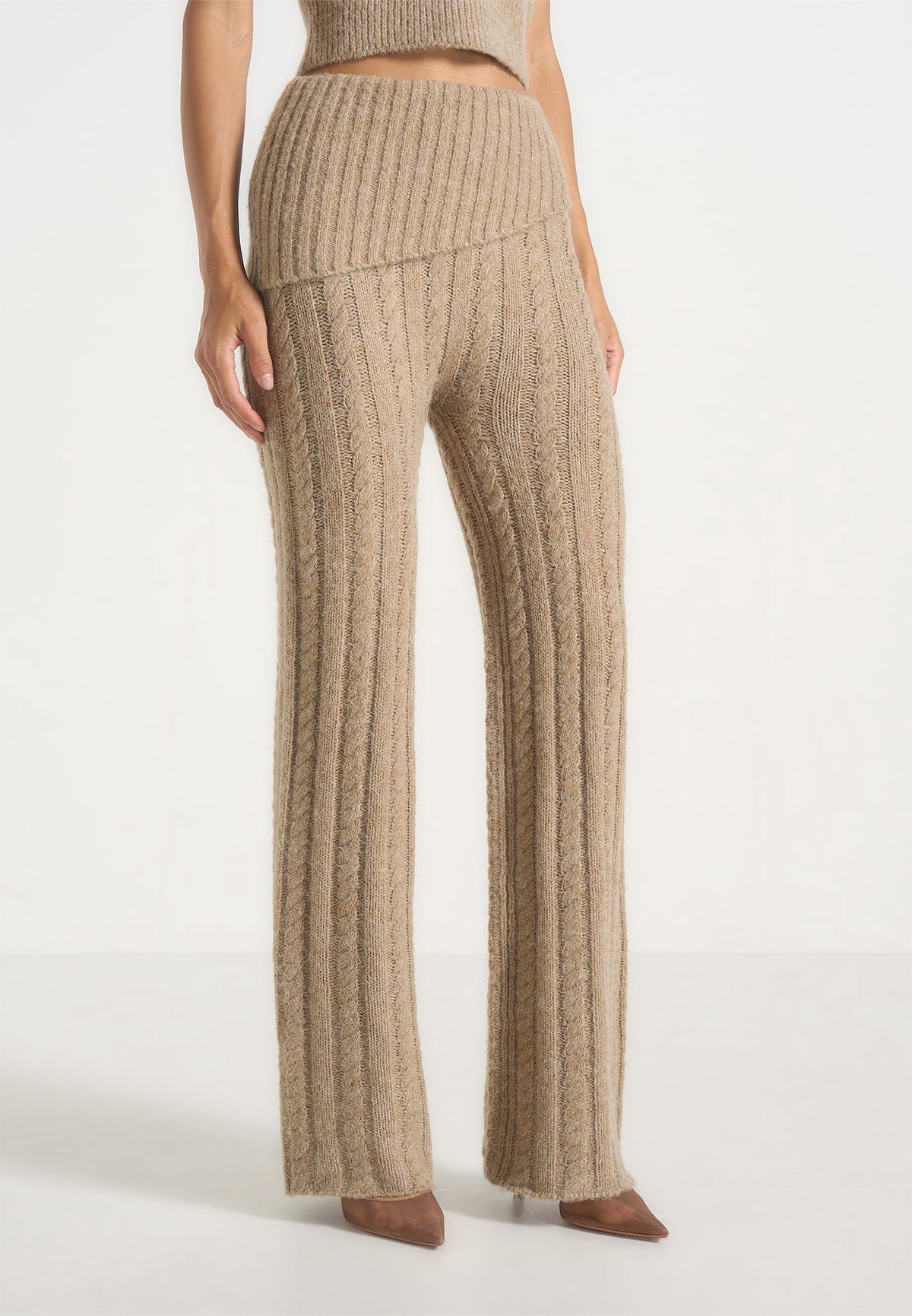 elvy-cable-knit-foldover-fit-and-flare-bottoms-taupe