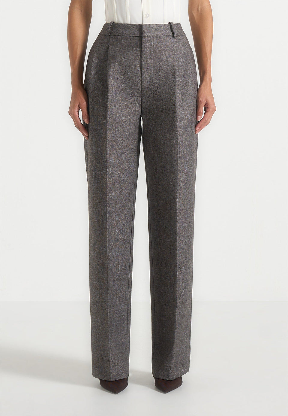 julie-speckled-tailored-twin-pleat-trousers-grey-speckle