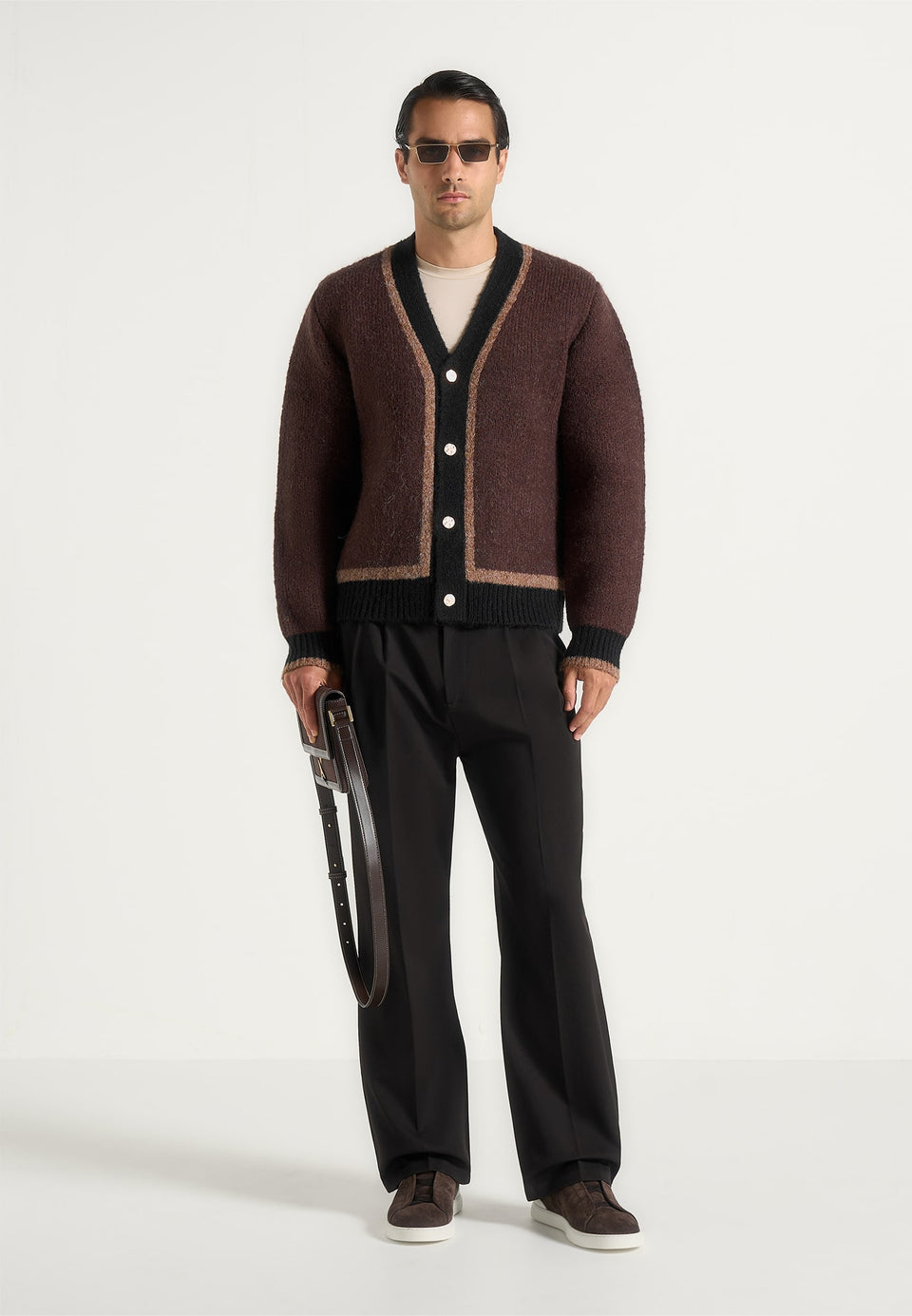 elon-wool-knit-contrast-cardigan-brown