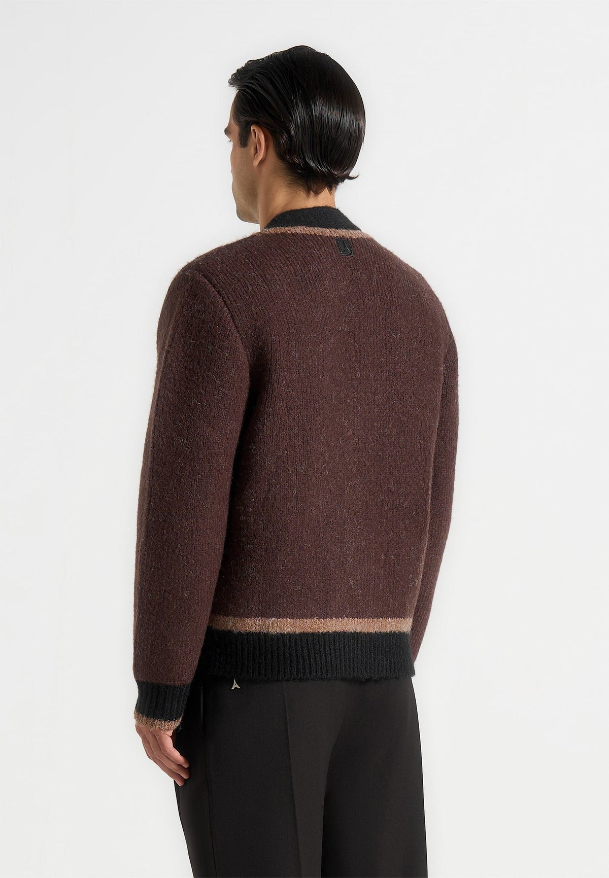 elon-wool-knit-contrast-cardigan-brown
