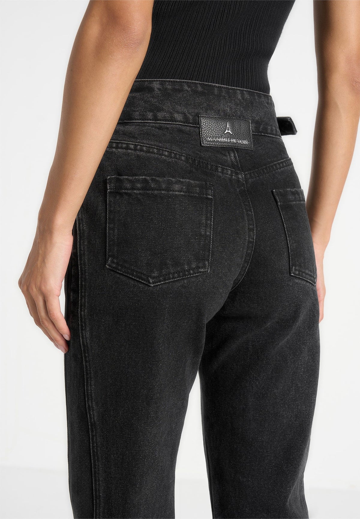 loane-twist-leg-boyfriend-jeans-with-waist-adjuster-washed-black