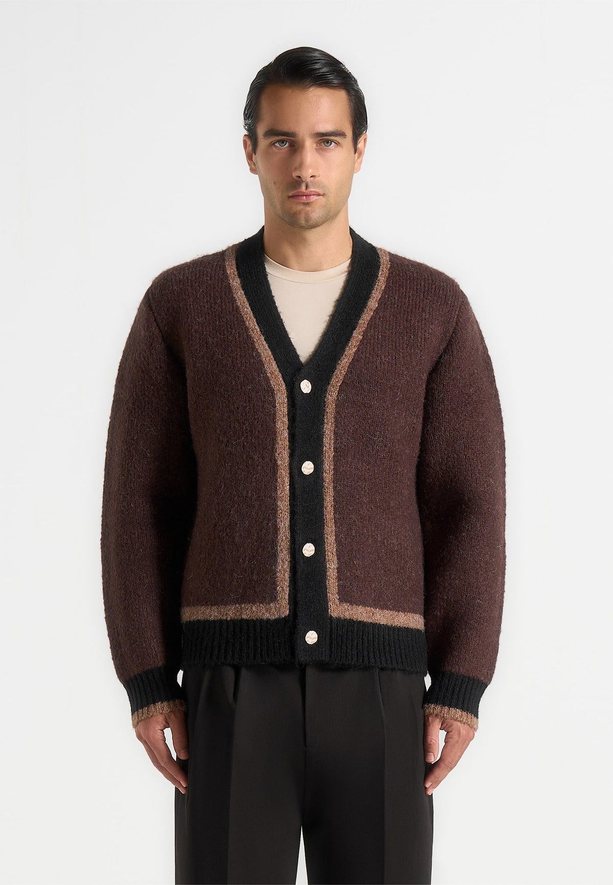 elon-wool-knit-contrast-cardigan-brown