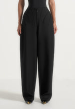 rena-high-waisted-corset-sculptural-trousers-black