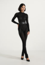 tiana-pointelle-knit-long-sleeve-jumpsuit-with-belt-black