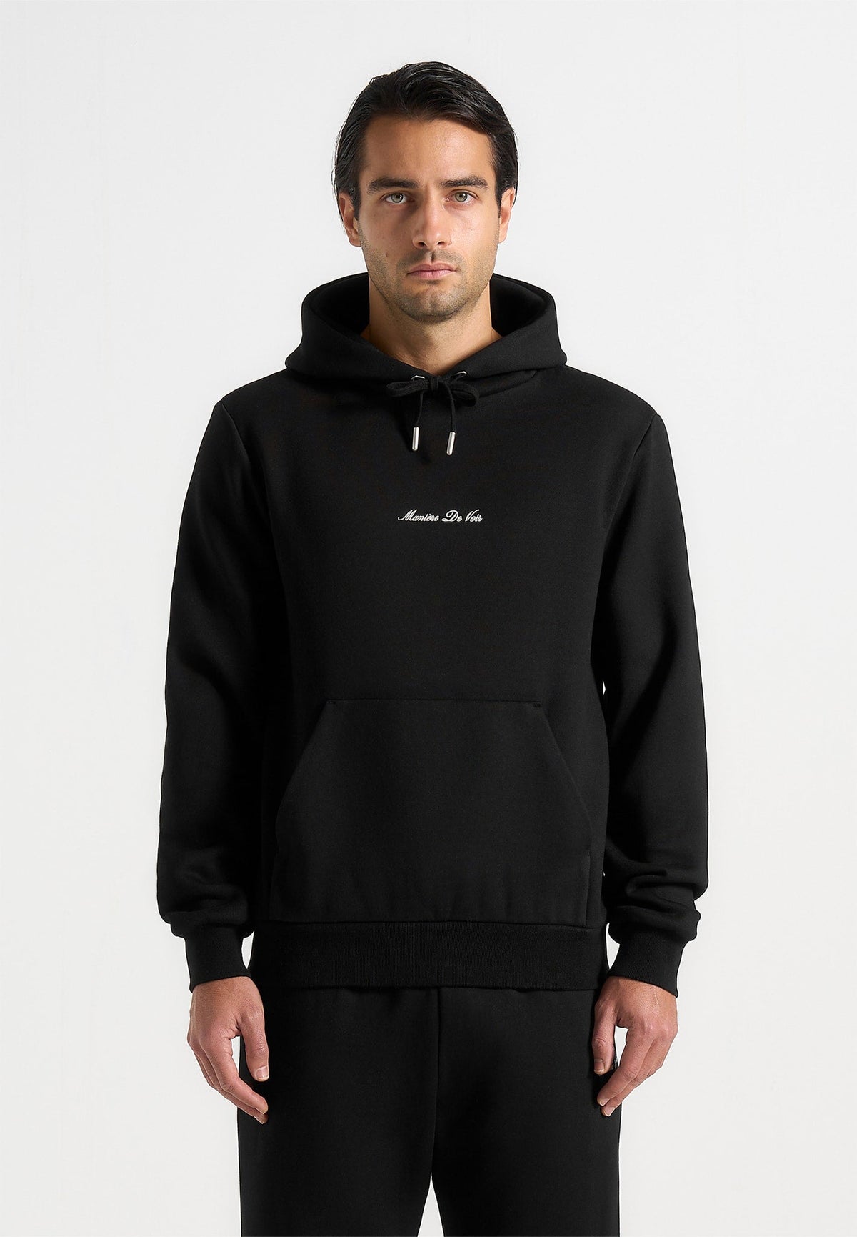 js004-signature-regular-fit-hoodie-black
