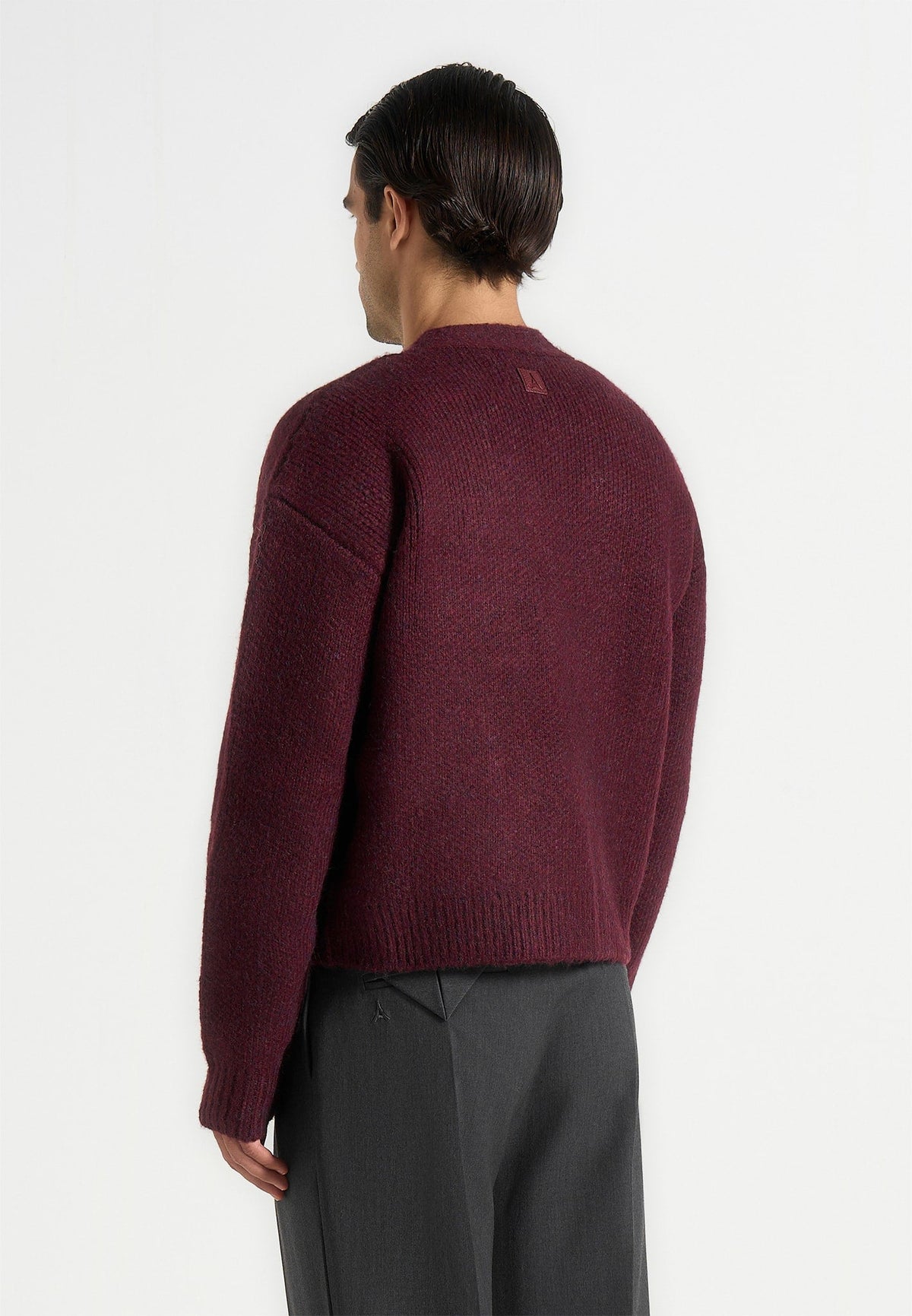 charlie-unisex-knitted-cardigan-wine-red