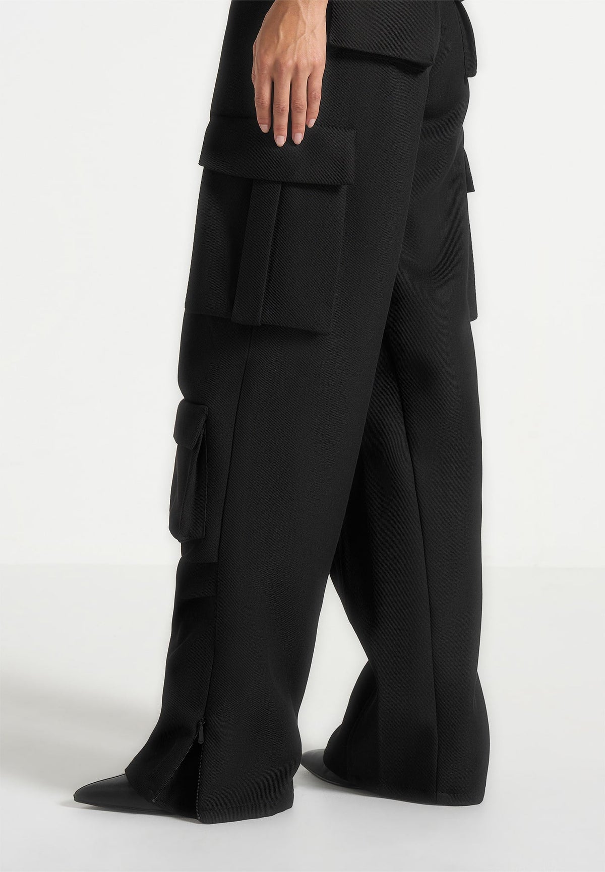 emilie-drill-high-waisted-cargo-pants-black