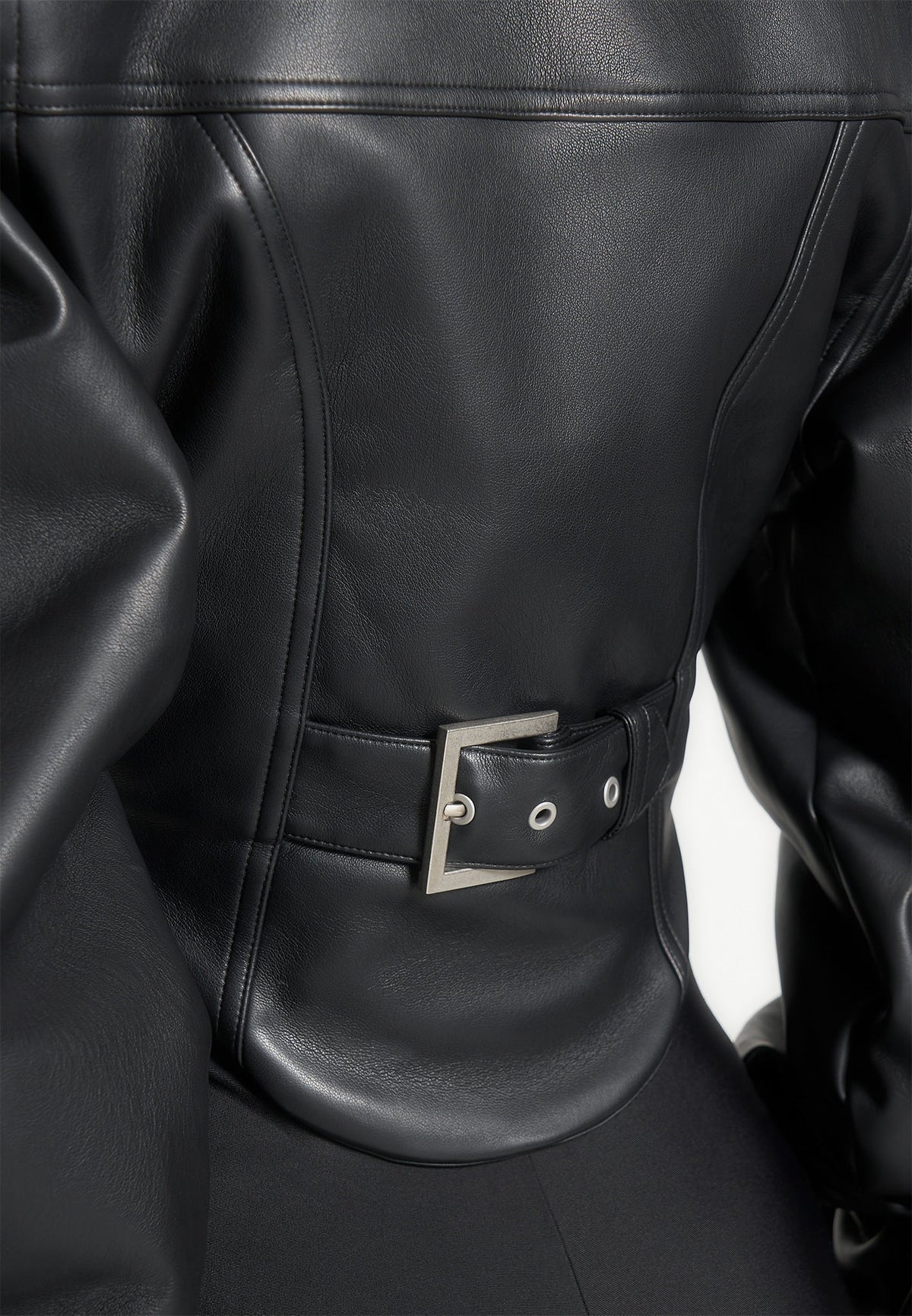 solange-leather-tacked-sleeve-corset-jacket-black