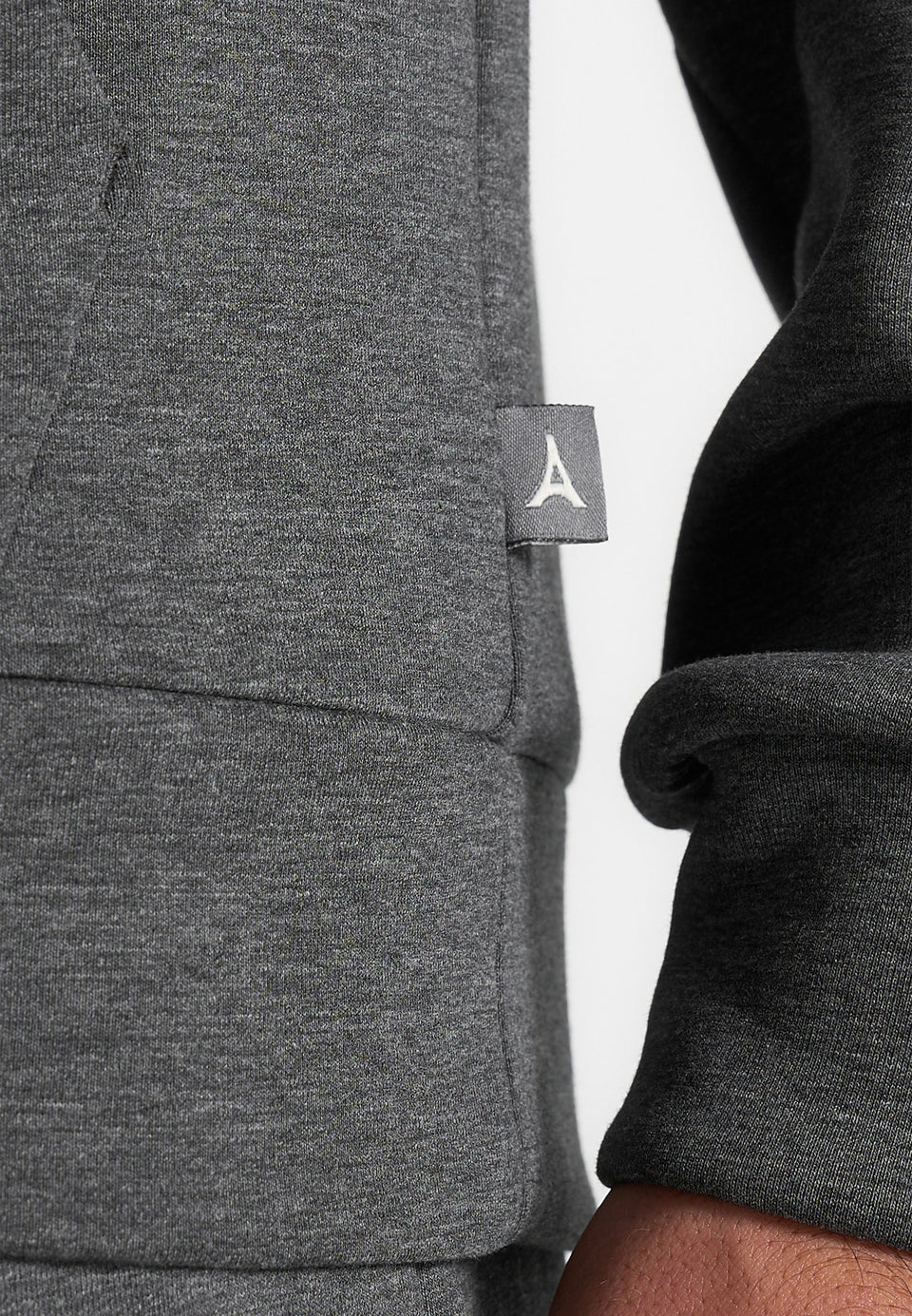 js007-neoprene-minimal-regular-fit-hoodie-charcoal-grey