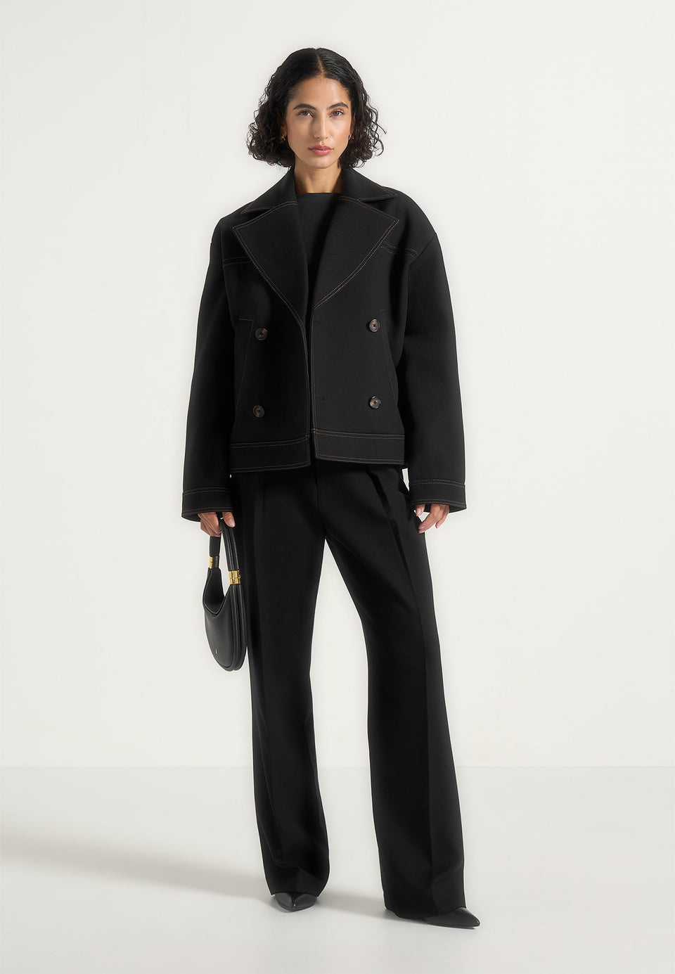 mika-unisex-tailored-double-breasted-jacket-with-contrast-stitch-black