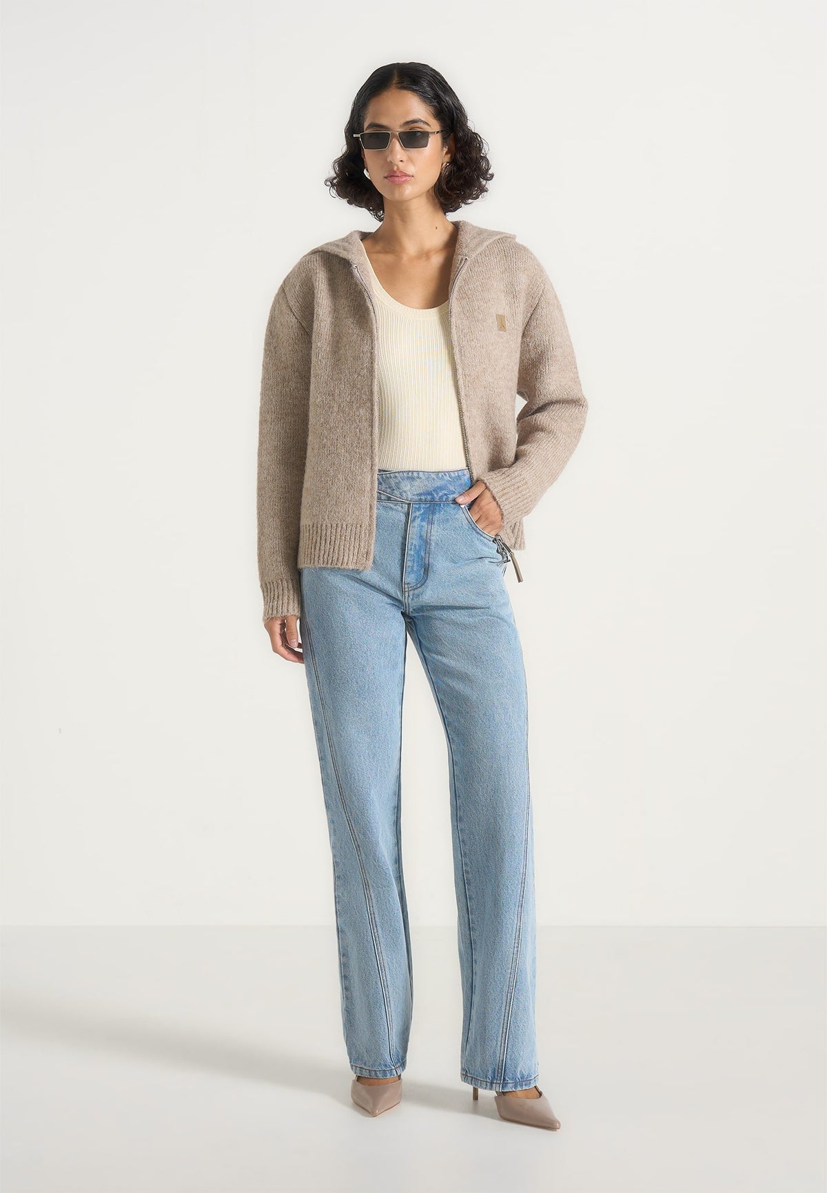 billie-unisex-brushed-zip-hoodie-beige